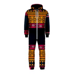 Pattern Ornaments Africa Safari Summer Graphic Hooded Jumpsuit (kids)