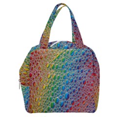 Bubbles Rainbow Colourful Colors Boxy Hand Bag by Amaryn4rt