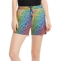 Bubbles Rainbow Colourful Colors Women s Runner Shorts by Amaryn4rt