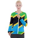 Flag Of Tanzania Casual Zip Up Jacket View1