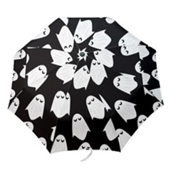 Ghost Halloween Pattern Folding Umbrellas by Amaryn4rt