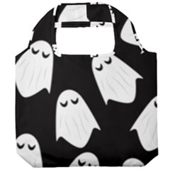 Ghost Halloween Pattern Foldable Grocery Recycle Bag by Amaryn4rt