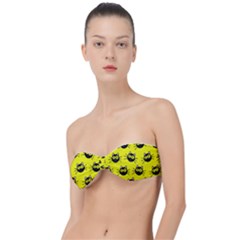 Cats Heads Pattern Design Classic Bandeau Bikini Top  by Amaryn4rt