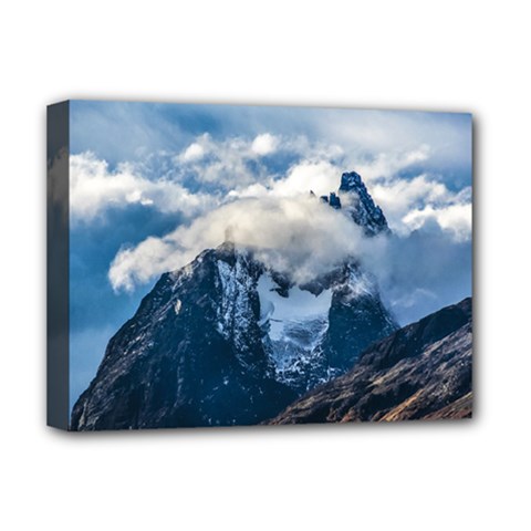 Southermost Andes Mountains Landscape, Ushuaia, Argentina Deluxe Canvas 16  X 12  (stretched)  by dflcprintsclothing