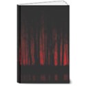 Scary Dark Forest Red And Black 8  x 10  Hardcover Notebook View1