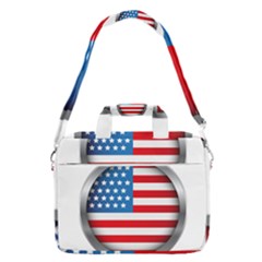 United Of America Usa Flag Macbook Pro 16  Shoulder Laptop Bag