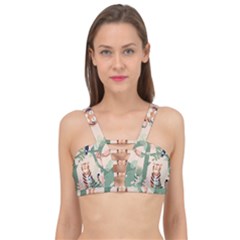 Kids Animals & Jungle Friends Cage Up Bikini Top