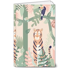 Kids Animals & Jungle Friends 8  X 10  Softcover Notebook by Ravend