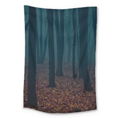 Dark Forest Nature Large Tapestry by Ravend