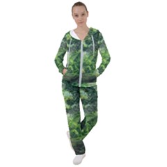 Anime Green Forest Jungle Nature Landscape Women s Tracksuit