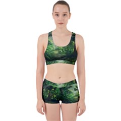 Anime Green Forest Jungle Nature Landscape Work It Out Gym Set