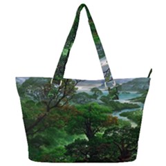 Jungle Forreast Landscape Nature Full Print Shoulder Bag