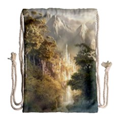 Natural Landscape Nature Vegetation Jungle Drawstring Bag (large)