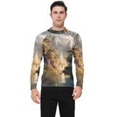 Natural Landscape Nature Vegetation Jungle Men s Long Sleeve Rash Guard