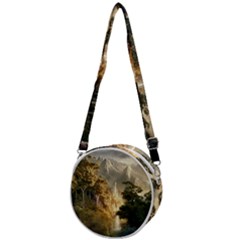 Natural Landscape Nature Vegetation Jungle Crossbody Circle Bag