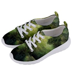 Green Beautiful Jungle Women s Lightweight Sports Shoes by Ravend