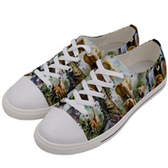 Beautiful Jungle Animals Women s Low Top Canvas Sneakers