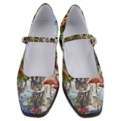 Beautiful Jungle Animals Women s Mary Jane Shoes by Ravend