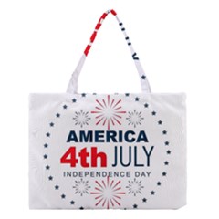 Independence Day Usa Medium Tote Bag by Ravend
