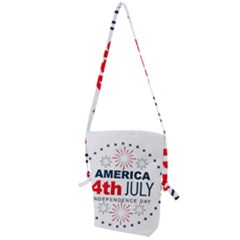 Independence Day Usa Folding Shoulder Bag