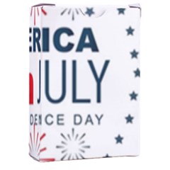 Independence Day Usa Playing Cards Single Design (rectangle) With Custom Box by Ravend