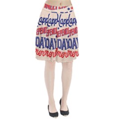 Usa Happy Independence Day Pleated Skirt