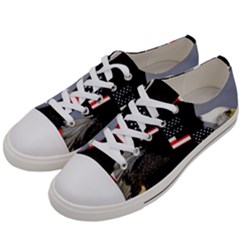 Freedom Patriotic American Usa Men s Low Top Canvas Sneakers by Ravend