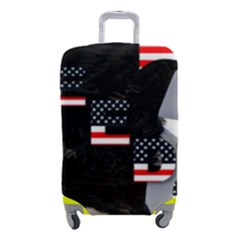 Freedom Patriotic American Usa Luggage Cover (small)