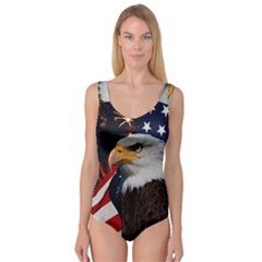 Fourth Of July Independence Day Usa American Pride Princess Tank Leotard  by Ravend