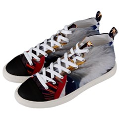 Fourth Of July Independence Day Usa American Pride Men s Mid-top Canvas Sneakers by Ravend