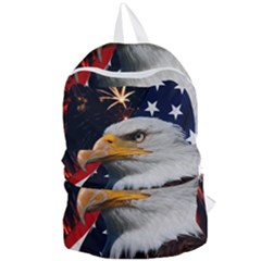Fourth Of July Independence Day Usa American Pride Foldable Lightweight Backpack by Ravend
