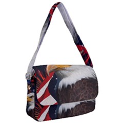 Fourth Of July Independence Day Usa American Pride Courier Bag by Ravend