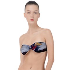 Fourth Of July Independence Day Usa American Pride Classic Bandeau Bikini Top 