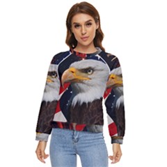 Fourth Of July Independence Day Usa American Pride Women s Long Sleeve Raglan Tee