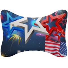 4th Of July Happy Usa Independence Day Seat Head Rest Cushion by Ravend