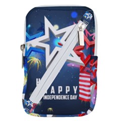 4th Of July Happy Usa Independence Day Belt Pouch Bag (small) by Ravend