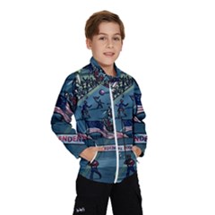 July 4th Parade Independence Day Kids  Windbreaker by Ravend