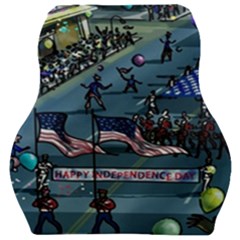 July 4th Parade Independence Day Car Seat Velour Cushion 