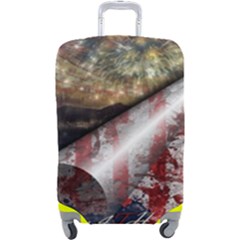 Independence Day July 4th Luggage Cover (large)