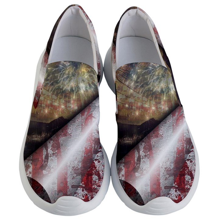 Independence Day July 4th Women s Lightweight Slip Ons