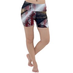 Independence Day July 4th Lightweight Velour Yoga Shorts by Ravend