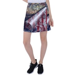 Independence Day July 4th Tennis Skirt