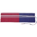 American flag patriot red white Roll Up Canvas Pencil Holder (L) View2