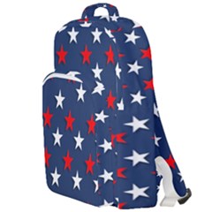 Patriotic Colors America Usa Red Double Compartment Backpack by Celenk