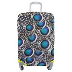 Peacock Pattern Close Up Plumage Luggage Cover (medium)