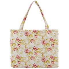 Background Pattern Flower Spring Mini Tote Bag by Celenk
