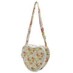Background Pattern Flower Spring Heart Shoulder Bag