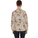 Background Pattern Flower Spring Women s High Neck Windbreaker View2