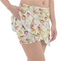 Background Pattern Flower Spring Classic Tennis Skirt View3