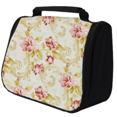 Background Pattern Flower Spring Full Print Travel Pouch (Big)
